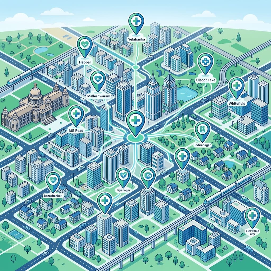 NurseNest Care service coverage areas across Delhi and Delhi NCR - home nursing available in all major localities