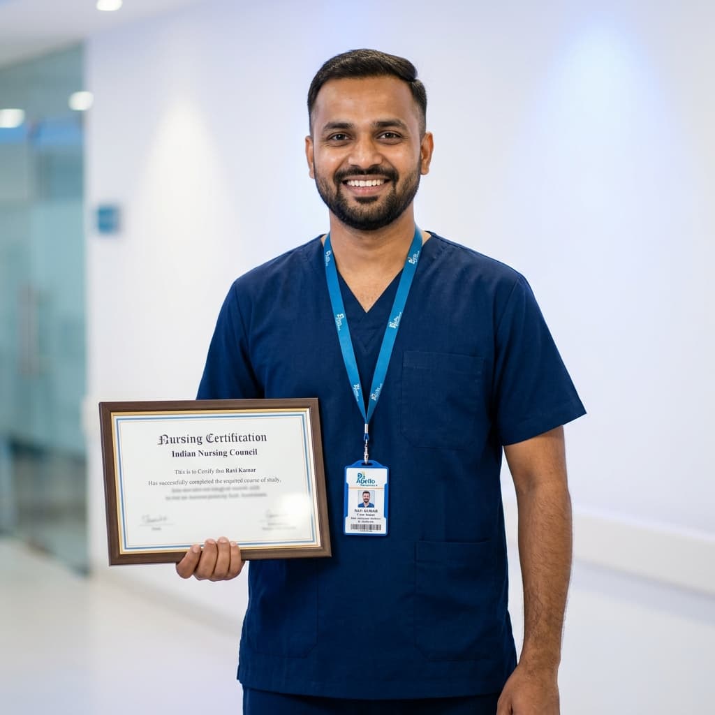 NurseNest Care certified and verified nursing professional with valid registration